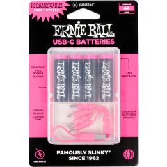 Ernie Ball Pile AA rechargeable via USB-C - pack de 4 - Vue 1